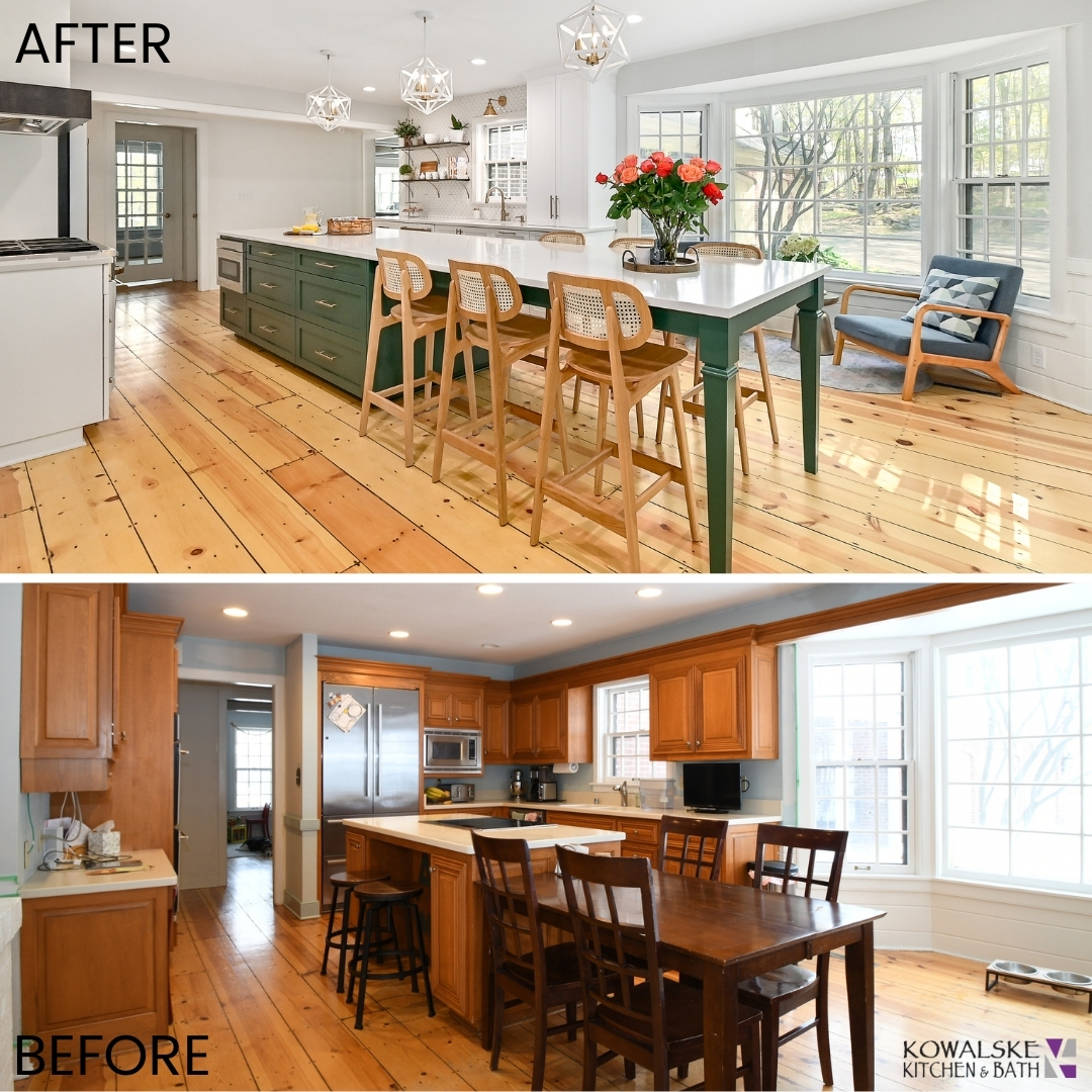 before after kitchen