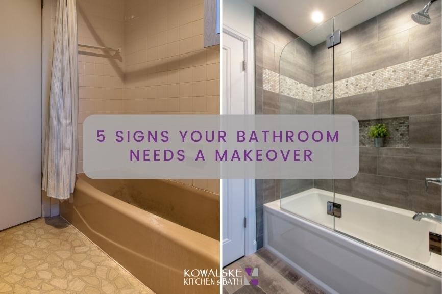 5 signs your bathroom needs a makeover