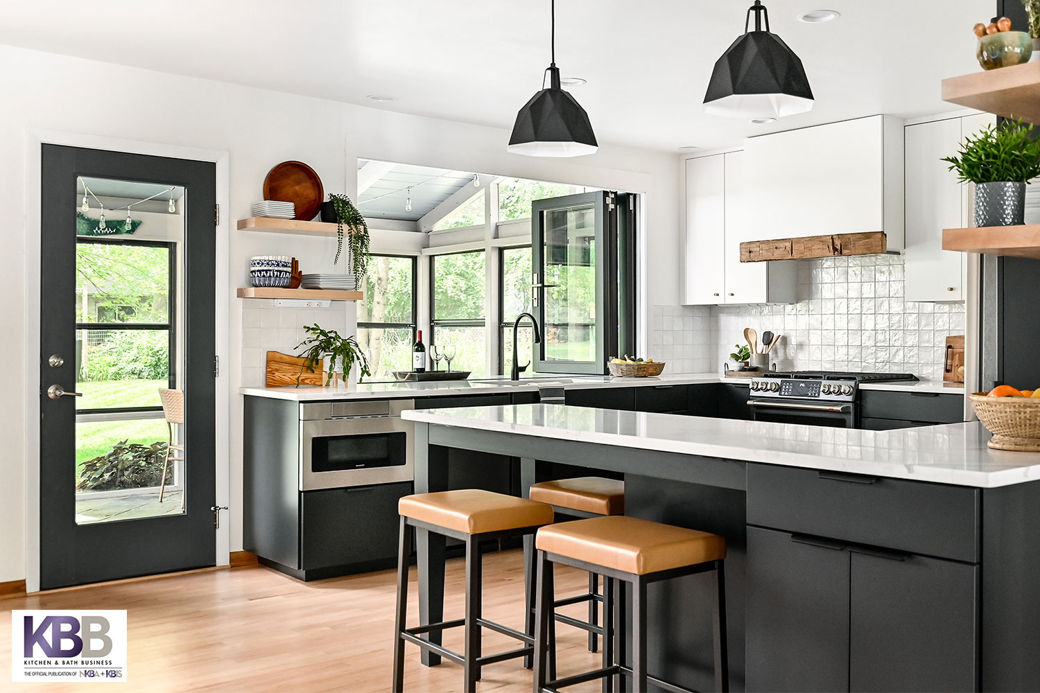 indoor outdoor kitchen