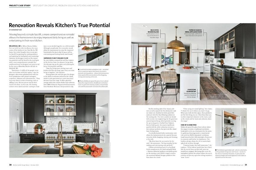 Kitchen & Bath Design News Magazine feature