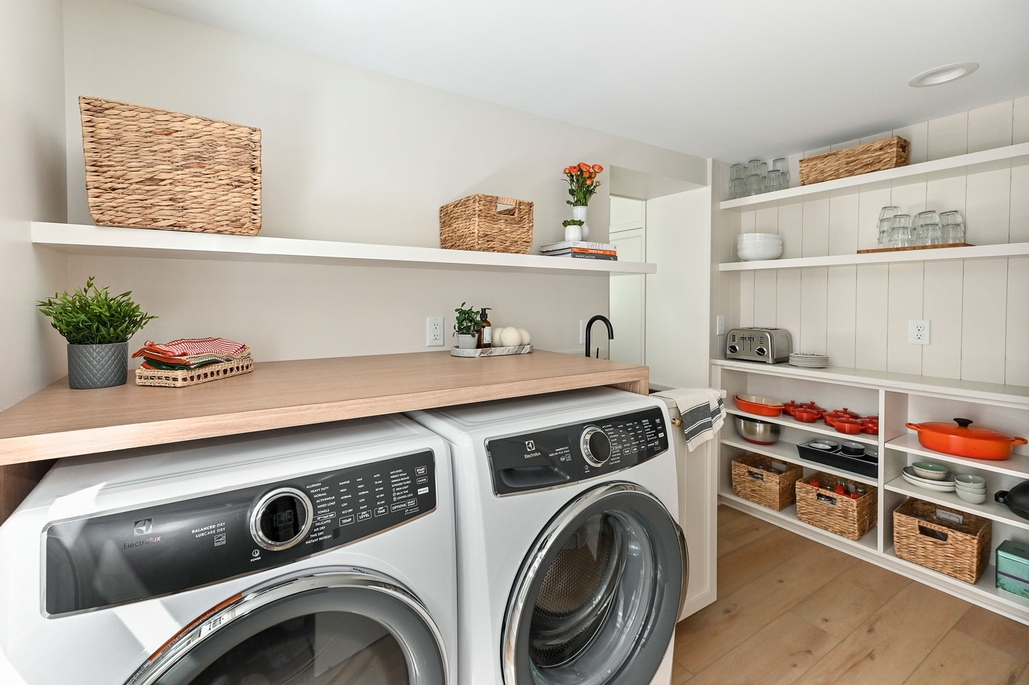 laundry room and pantry