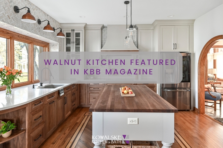 walnut kitchen featured KBB magazine