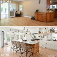 white oak kitchen