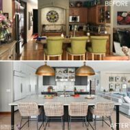 before after kitchen
