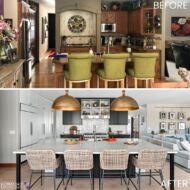 before after kitchen