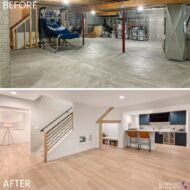 staircase before after
