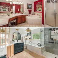 before after primary bath
