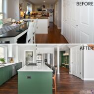 before after remodel