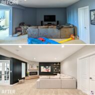 rec room before after