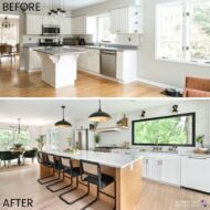 before & after kitchen