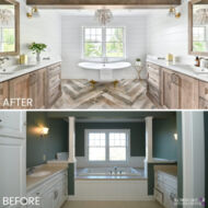 bathtub before after