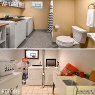 laundry before after