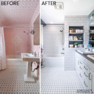 1930s bathroom before and after